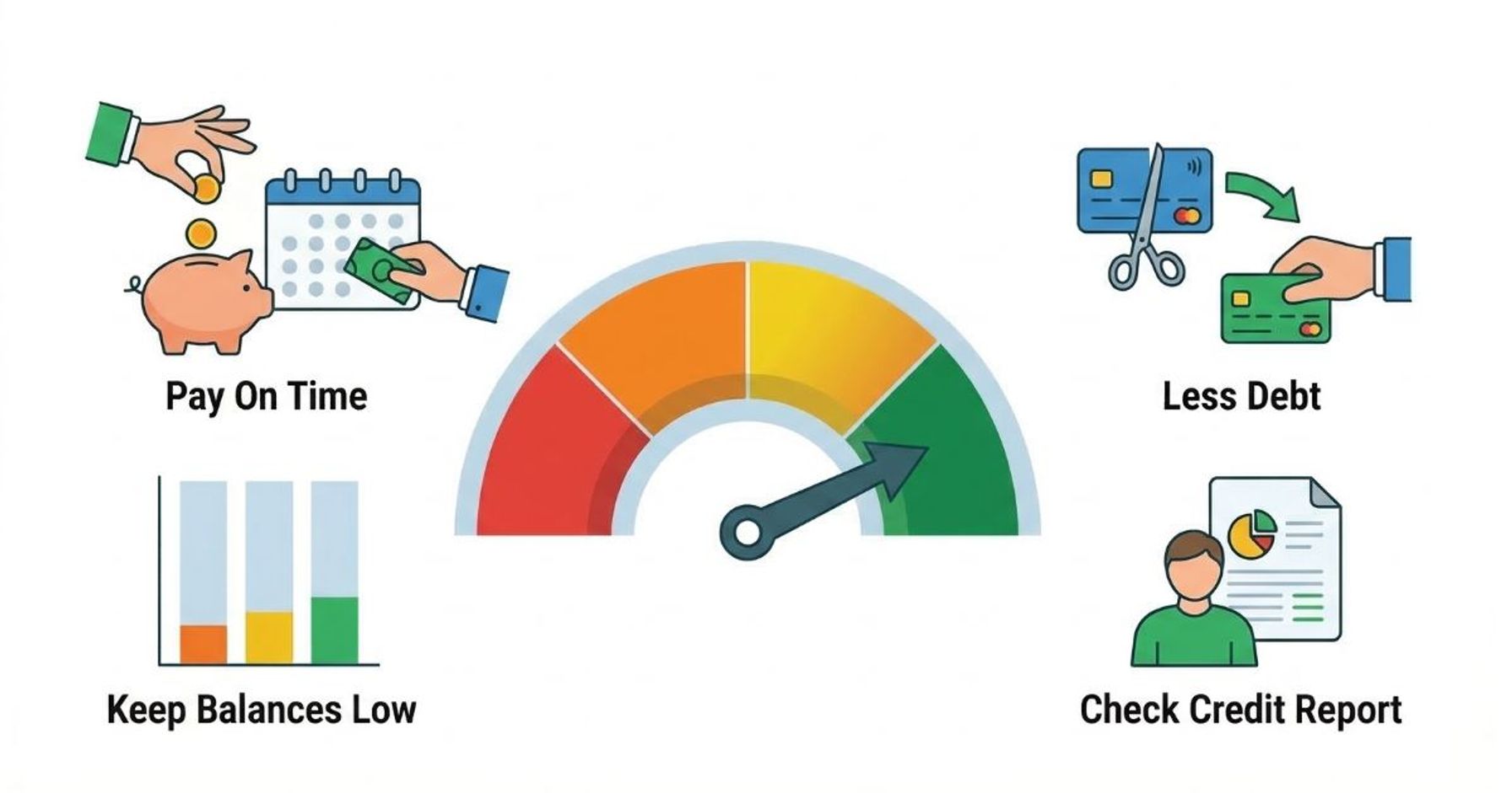 Simple ways to increase your credit score through responsible financial habits