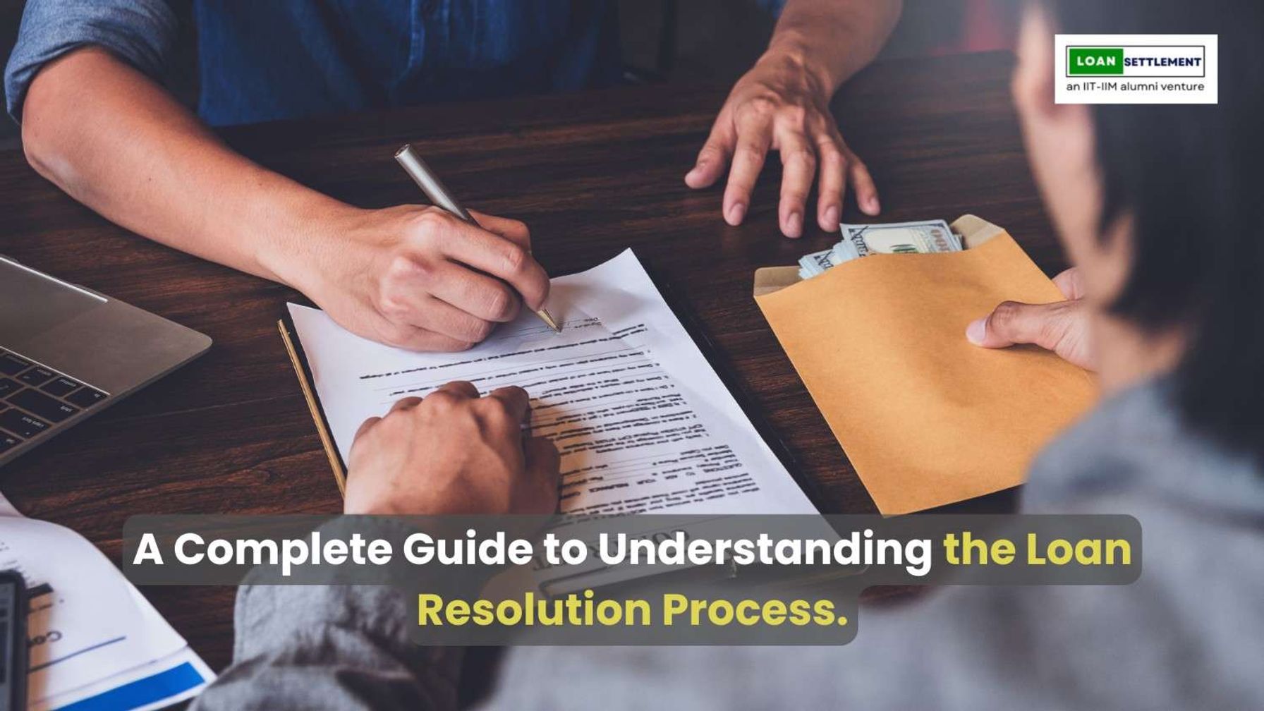 Loan resolution process illustration.
