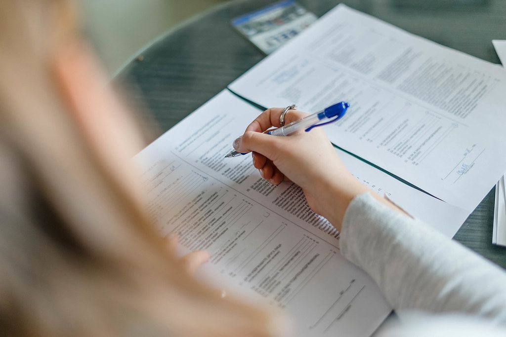 Filling Form Image
